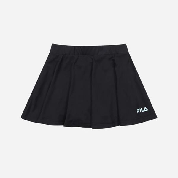 Saias Fila Menina Pretas - Fila Candy Flare Outlet Portugal,WGSB-19762